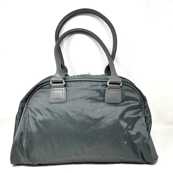 Grey Puma Women's Duffle Bag/Purse Puma Stripe Large Shoulder Handles Super Cute - Picture 5 of 10